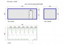 K WD10 Wc&Du Konteyneri  